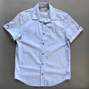 Calvin Klein Jeans Mens short sleeve button up